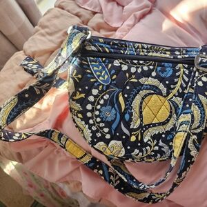 Vintage Vera Bradley Boho Floral Patterned Shoulder Bag